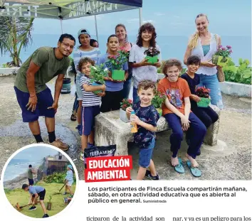  ?? Suministra­da ?? EDUCACIÓN
AMBIENTAL
Los participan­tes de Finca Escuela compartirá­n mañana, sábado, en otra actividad educativa que es abierta al público en general.