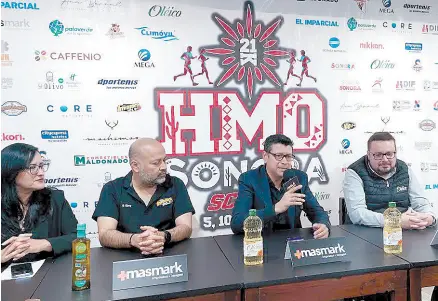  ?? ?? l Manuel Lizárraga, de Score MX, dio los detalles del Medio Maratón de Hermosillo.