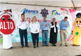  ?? CORTESÍA ?? La alcaldesa Alma Laura Amparán dio el banderazo de arranque.