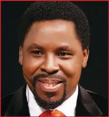  ??  ?? T.B. Joshua