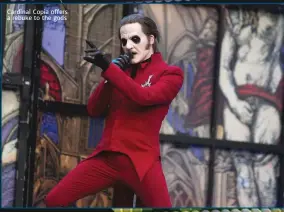  ??  ?? cardinal copia offers a rebuke to the gods