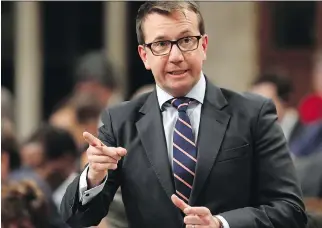  ?? THE CANADIAN PRESS/FILES ?? An RCMP affidavit shows Treasury Board President Scott Brison was the cabinet minister who had expressed concerns over the interim supply ship being constructe­d by Davie.