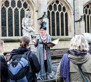  ??  ?? Tours telling the story of how Mary Shelley came to write Frankenste­in in the city will return next month