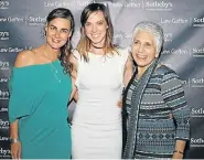  ??  ?? TOP TRIO: Charity Networking Events organisers, from left, Megan Holden, Natalie Macleod and Evy Evlambiou weclome guests to the Autism Eastern Cape fundraiser Spring Sunsets last week at the Roof Garden Bar in Chapel Street