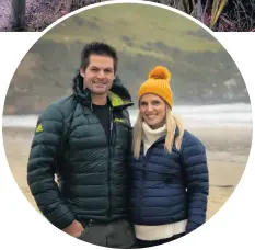  ??  ?? Richie and Gemma McCaw enjoyed exploring Fiordland and the Catlins.