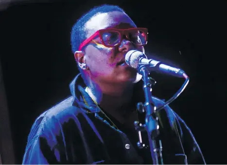  ?? GRAHAM HUGHES ?? Meshell Ndegeocell­o was moved in a time of personal sorrow to rediscover the power of music she remembered from her youth.