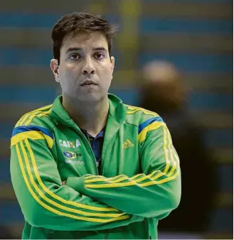 ?? Ricardo Bufolin/CBG ?? Fernando de Carvalho Lopes, técnico de Diego Hypólito antes da Rio-2016
