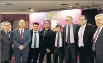  ??  ?? Los presidente­s de Federación presentes en la Gala