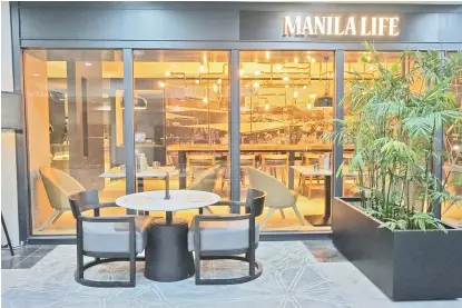  ??  ?? MANILA LIFE CAFE BY MANILA MARRIOTT HOTEL
