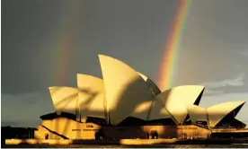  ?? Photograph: Paul Miller/AAP ?? The Sydney Opera House has become a prestigiou­s venue for some of the great artists and performers of our time.