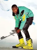  ??  ?? Skifahrer Sive Speelman startet in Korea für Südafrika.