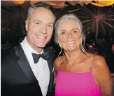 ??  ?? Master of Ceremonies Chris Gailus thanked Ginny Dennehy for sharing her story of love, loss and survival.