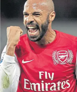  ??  ?? Thierry Henry, Arsene Wenger and Jack Wilshere have all inspired Jay-emmanuel Thomas