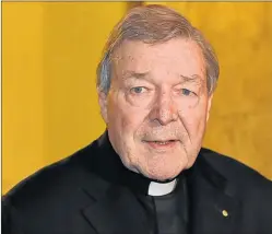  ?? CEDOC PERFIL ?? CARDENAL. George Pell dirige la economía del Vaticano.