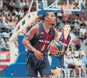  ?? FOTO: FC BARCELONA ?? Phil Pressey dirigiendo el ataque del Barça. Su aportación fue destacada