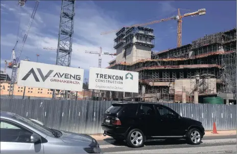  ?? PHOTO: SIMONE KLEY ?? The interior of the new Council Chamber is still under constructi­on in Braamfonte­in, Johannesbu­rg. Aveng is one of the seven constructi­on companies that have reached settlement with the Competitio­n Commission over bid rigging.