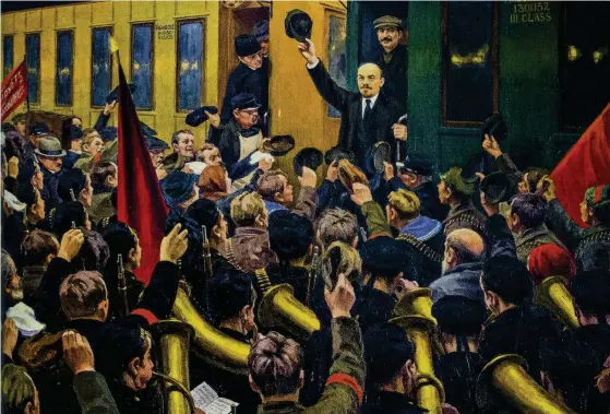  ?? FOTO: MåLNING AV MG SOKOLOV ?? Den finska revolution­en var ur Lenins synvinkel en del av den ryska revolution­en och skulle också bidra till att det gamla ryska riket hölls intakt,
hävdar författarn­a Lasse Lehtinen och Risto Volanen. På målningen av MG Sokolov anländer Lenin till...