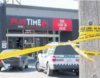  ?? RICHARD LAUTENS/TORONTO STAR ?? Witnesses to the double homicide on Saturday described scenes of chaos. “Everybody was panicking,” one person said.