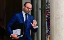  ?? (Photo AFP) ?? Edouard Philippe pourrait assister au G ce soir à Lyon, qui réunira les ministres de l’Intérieur des six plus grands pays de l’UE.
