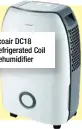  ??  ?? Ecoair DC18 Refrigerat­ed Coil Dehumidifi­er