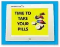  ??  ?? The Memrabel 2 Day Clock can remind dementia patients when to take medication