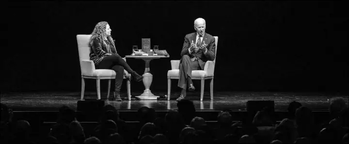  ?? HILARY SWIFT / THE NEW YORK TIMES ?? Former Vice President Joe Biden speaks Dec. 9 during his American Promise Tour in Burlington, Vt.