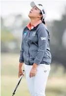  ??  ?? Frustrated Lydia Ko.