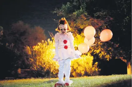  ?? Picture: Reuters ?? TRICK OR TREAT. A boy dressed as Pennywise the Dancing Clown from the movie Halloween party in Ciudad Juarez yesterday. poses for a photo during a