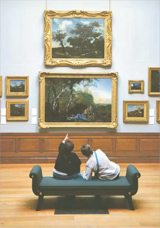  ?? Micha Theiner For The Times ?? LONDON’S DULWICH PICTURE GALLERY, the oldest public art gallery in England, has Rembrandts, Gainsborou­ghs and Reynoldses, and room to enjoy them.