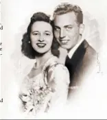  ?? E. JASONWAMBS­GANS/CHICAGO TRIBUNE (TOP); LEE FAMILY PHOTO ?? Catherine Moran Lee sent letters to her husband, Leo Lee, who was was serving in the war in 1945. EricWolfor­th found them in a small box in an alley and looked into the authors. Catherine and Leo were married in 1944, shown above.