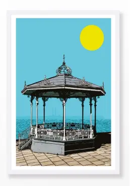  ??  ?? Dún Laoghaire bandstand - RRP from €70 to €300