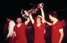  ?? Liverpool FC/Getty ?? Postecoglo­u recalls getting up at 4am to watch Liverpool lift the European Cup in 1977. Photograph:
Images