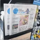  ?? Joshua Bright / The New York Times ?? Gannett, publisher of USA Today and several New York newspapers, rejected a hostile takeover bid from a hedge fund-backed group, kicking off a battle for shareholde­r votes to determine its future.