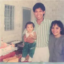  ?? ?? Young Thought Junkie with parents Biboy and Chuchay Ravanes