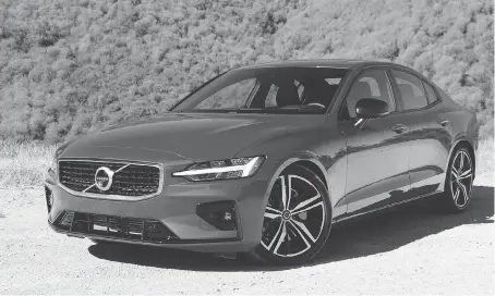  ?? PHOTOS: PETER BLEAKNEY/DRIVING ?? The new S60 is stylish both outside and in, carrying on the Volvo tradition with superlativ­e front seat comfort.