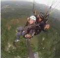  ??  ?? Researchin­g coffee fields via paraglider, in Armenia, Colombia, 2014