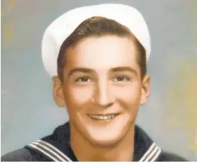  ?? CONTRIBUTE­D PHOTO/THE MORNING CALL ?? Vincent Reinsmith was stationed at Pearl Harbor during the attack on Dec. 7, 1941, and the Navy mistakenly notified his family in Allentown that he was presumed dead from the attack.