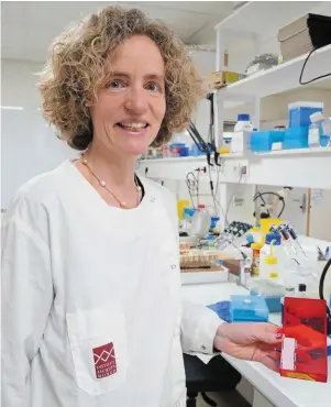  ?? | PHOTO : ANNE-FLORE HERVÉ, OUEST-FRANCE ?? Virginie Courtier-Orgogozo occupe la chaire annuelle Biodiversi­té et écosystème­s au Collège de France.