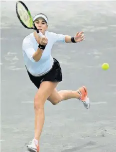  ?? KEYSTONE ?? Belinda Bencic ist in Charleston weiterhin ohne Satzverlus­t.