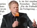  ?? Foto: dpa ?? Weniger Arbeit für Experte Oliver Kahn: Das ZDF hat die Übertragun­gsrechte an der Champions Lea gue verloren.