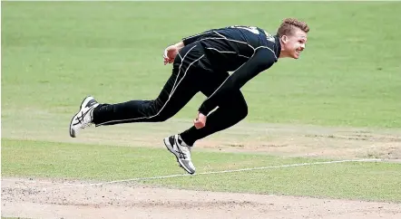  ??  ?? After an outstandin­g ODI series against Pakistan, Lockie Ferguson will be in the IPL franchises’ sights at the auction.