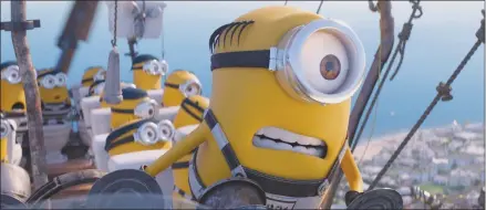  ?? (Illuminati­on and Universal Pictures ?? This file image released by Illuminati­on and Universal Pictures shows the Minions in a scene from Despicable Me 3.