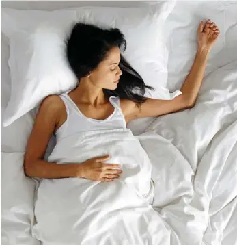  ??  ?? PHOTO: ISTOCK CONNECT BED WITH SLEEP: Creating the right mood and environmen­t – called sleep hygiene – is important.