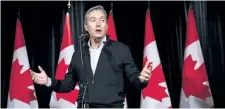  ?? JEFF MCINTOSH/THE CANADIAN PRESS ?? Francois-Philippe Champagne, Minister of Internatio­nal Trade, speaks to reporters at a Liberal cabinet retreat in Calgary, Alta., in January. The Trudeau government says it expects the Trump administra­tion to quickly trigger the process that will lead...