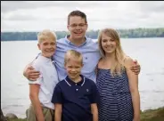  ?? Banner Health / Courtesy photo ?? The Gillmore siblings are shown in July 2016. At left is Caden, then age 13, 19 today; at top middle is Connor, age 19; at right is Meghan, then age 16, 22 today; at bottom middle is Carson, then age 9, 15 today.