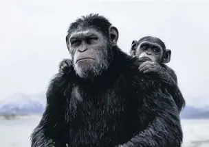  ??  ?? War For The Planet Of The Apes (Sunday, Sky Cinema Premiere)