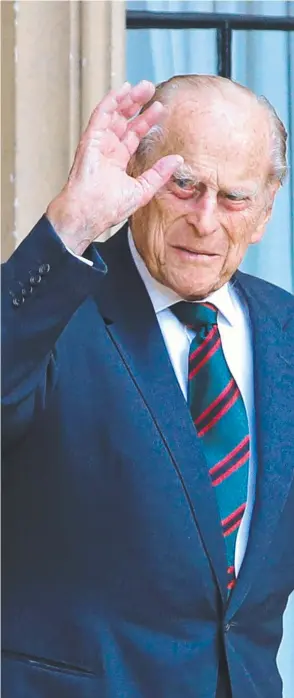  ?? Pictures: AFP ?? Prince Philip, the Duke of Edinburgh, pictured at Windsor Castle in July 2020.