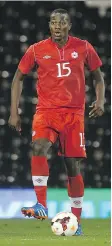  ?? CHARLIE CROWHURST/ GETTY IMAGES/FILES ?? New Whitecap Doneil Henry has 22 caps for Team Canada, but has been out with injuries for the past two years.