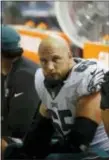  ?? CHARLES REX ARBOGAST — ASSOCIATED PRESS FILE ?? Eagles tackle Lane Johnson said his team will “whup” the Redskins in Week 1.