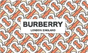  ??  ?? The new Burberry monograph and logo (inset).